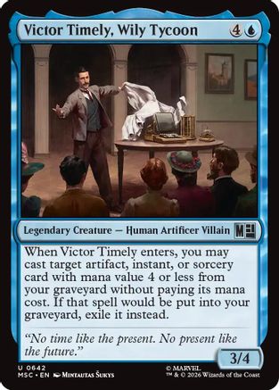 Victor Timely, Wily Tycoon (MSC-642) - Commander: Marvel Super Heroes