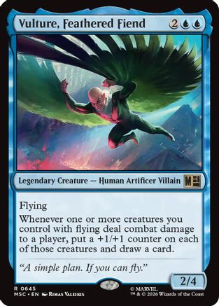 Vulture, Feathered Fiend (MSC-645) - Commander: Marvel Super Heroes