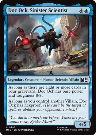 Doc Ock, Sinister Scientist (MSC-783) - Commander: Marvel Super Heroes Foil