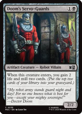 Doom's Servo-Guards (MSC-535) - Commander: Marvel Super Heroes