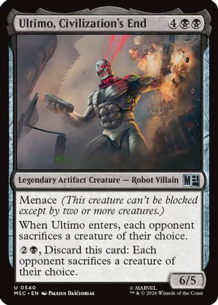 Ultimo, Civilization's End (MSC-540) - Commander: Marvel Super Heroes