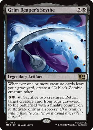 Grim Reaper's Scythe (MSC-658) - Commander: Marvel Super Heroes Foil