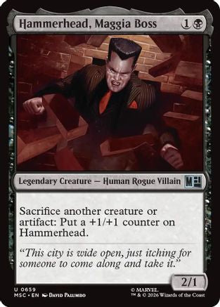 Hammerhead, Maggia Boss (MSC-659) - Commander: Marvel Super Heroes