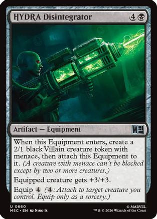 HYDRA Disintegrator (MSC-660) - Commander: Marvel Super Heroes Foil