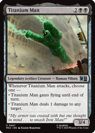 Titanium Man (MSC-667) - Commander: Marvel Super Heroes