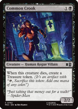 Common Crook (MSC-792) - Commander: Marvel Super Heroes Foil