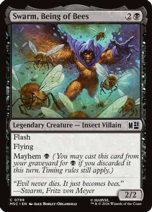 Swarm, Being of Bees (MSC-799) - Commander: Marvel Super Heroes