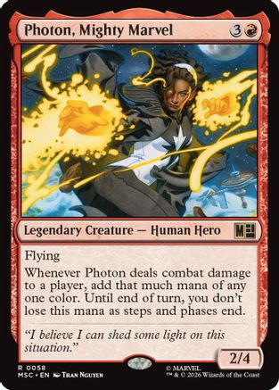Photon, Mighty Marvel (MSC-058) - Commander: Marvel Super Heroes