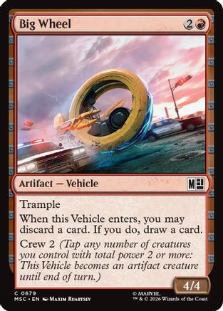 Big Wheel (MSC-679) - Commander: Marvel Super Heroes Foil