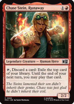 Chase Stein, Runaway (MSC-682) - Commander: Marvel Super Heroes Foil