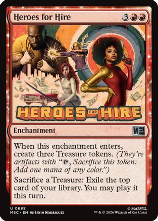 Heroes for Hire (MSC-688) - Commander: Marvel Super Heroes