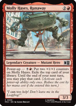 Molly Hayes, Runaway (MSC-698) - Commander: Marvel Super Heroes