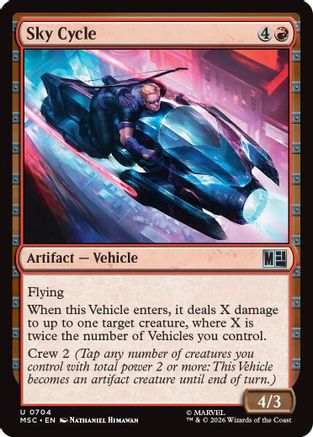 Sky Cycle (MSC-704) - Commander: Marvel Super Heroes Foil