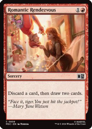 Romantic Rendezvous (MSC-808) - Commander: Marvel Super Heroes Foil