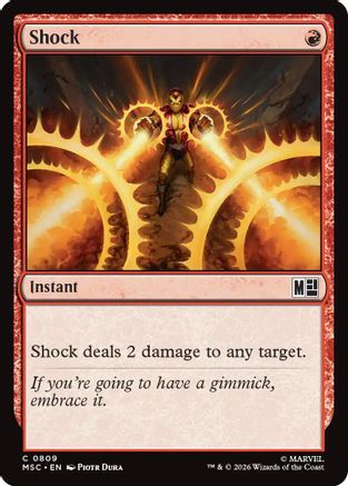 Shock (MSC-809) - Commander: Marvel Super Heroes