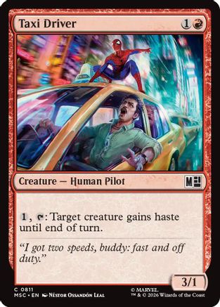 Taxi Driver (MSC-811) - Commander: Marvel Super Heroes Foil