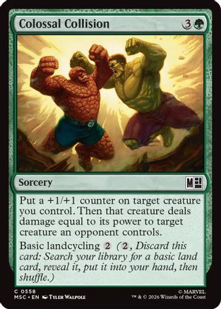 Colossal Collision (MSC-558) - Commander: Marvel Super Heroes