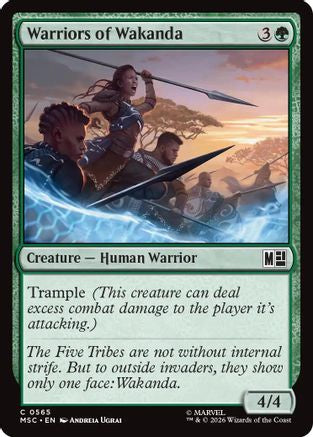 Warriors of Wakanda (MSC-565) - Commander: Marvel Super Heroes