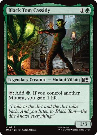 Black Tom Cassidy (MSC-715) - Commander: Marvel Super Heroes