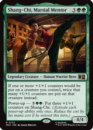 Shang-Chi, Martial Mentor (MSC-732) - Commander: Marvel Super Heroes