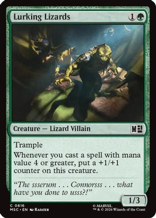 Lurking Lizards (MSC-816) - Commander: Marvel Super Heroes