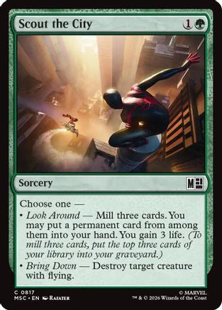 Scout the City (MSC-817) - Commander: Marvel Super Heroes Foil