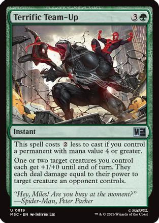 Terrific Team-Up (MSC-819) - Commander: Marvel Super Heroes Foil
