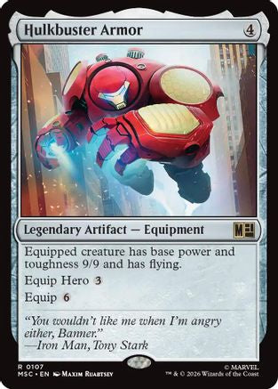 Hulkbuster Armor (MSC-107) - Commander: Marvel Super Heroes