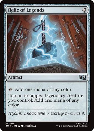 Relic of Legends (MSC-209) - Commander: Marvel Super Heroes