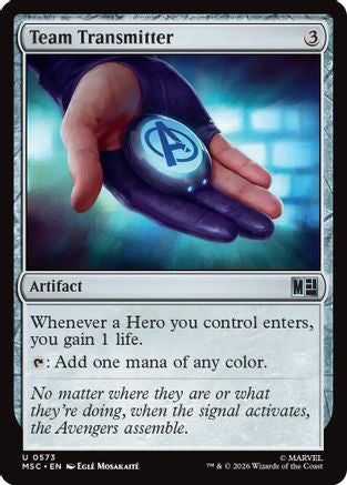 Team Transmitter (MSC-573) - Commander: Marvel Super Heroes Foil