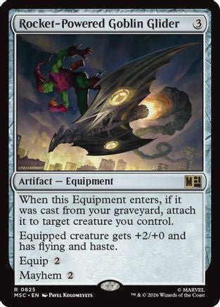 Rocket-Powered Goblin Glider (MSC-825) - Commander: Marvel Super Heroes Foil