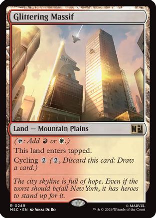 Glittering Massif (MSC-249) - Commander: Marvel Super Heroes