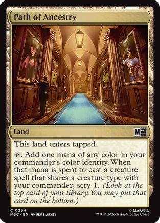 Path of Ancestry (MSC-254) - Commander: Marvel Super Heroes