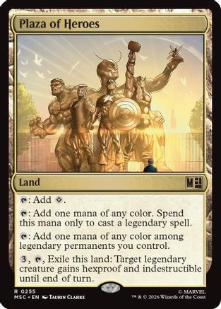 Plaza of Heroes (MSC-255) - Commander: Marvel Super Heroes