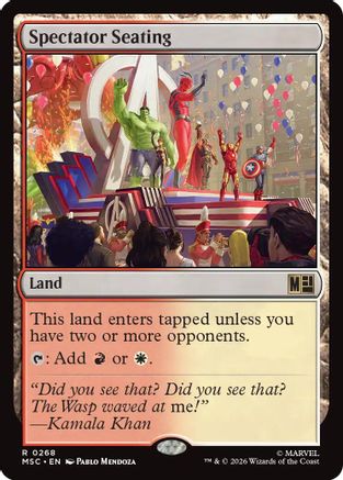 Spectator Seating (MSC-268) - Commander: Marvel Super Heroes