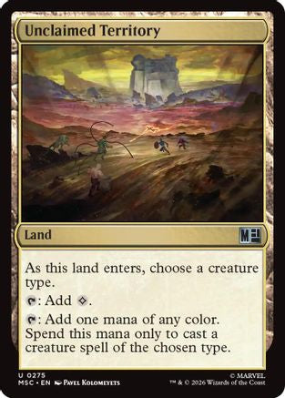 Unclaimed Territory (MSC-275) - Commander: Marvel Super Heroes