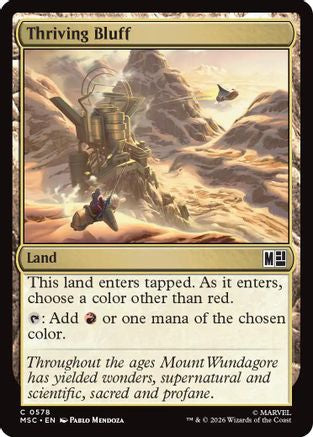 Thriving Bluff (MSC-578) - Commander: Marvel Super Heroes Foil
