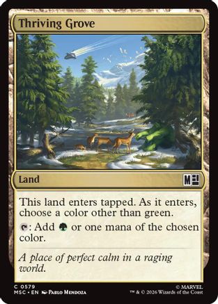 Thriving Grove (MSC-579) - Commander: Marvel Super Heroes