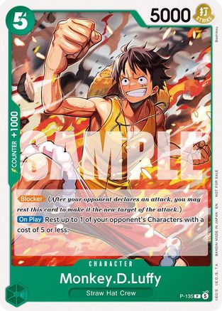 Monkey.D.Luffy (OP16 Release Event) (P-135) - One Piece Promotion Cards