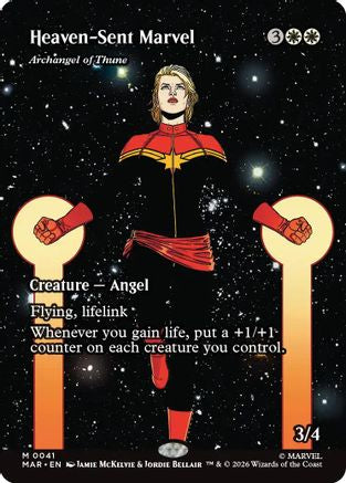 Heaven-Sent Marvel - Archangel of Thune (Borderless) (MAR-041) - Marvel Universe Eternal-Legal