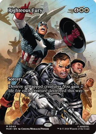 Righteous Fury (Borderless) (MAR-049) - Marvel Universe Eternal-Legal