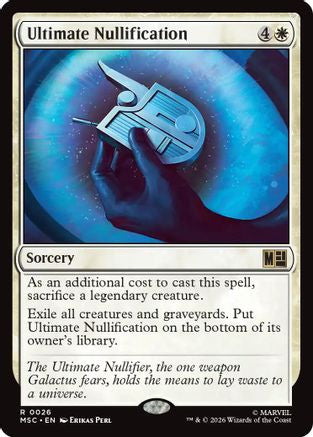 Ultimate Nullification (Surge Foil) (MSC-026) - Commander: Marvel Super Heroes Foil