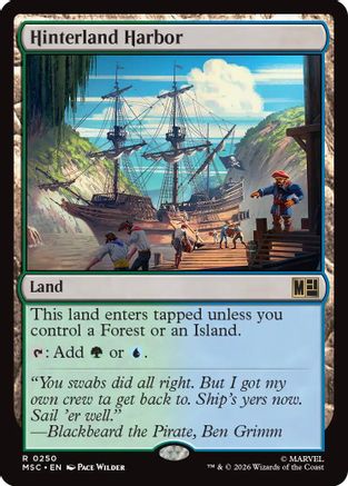Hinterland Harbor (Surge Foil) (MSC-250) - Commander: Marvel Super Heroes Foil