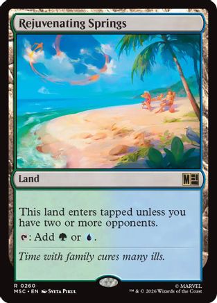 Rejuvenating Springs (Surge Foil) (MSC-260) - Commander: Marvel Super Heroes Foil