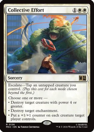Collective Effort (MSC-126) - Commander: Marvel Super Heroes