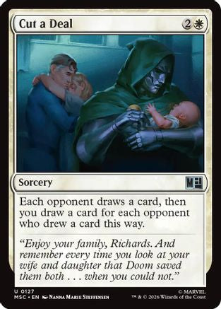 Cut a Deal (Surge Foil) (MSC-127) - Commander: Marvel Super Heroes Foil