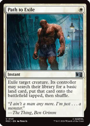 Path to Exile (MSC-141) - Commander: Marvel Super Heroes