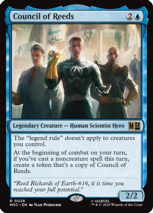 Council of Reeds (MSC-028) - Commander: Marvel Super Heroes