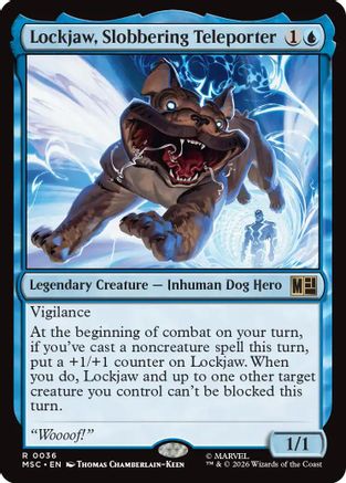Lockjaw, Slobbering Teleporter (MSC-036) - Commander: Marvel Super Heroes
