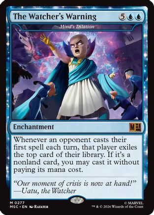 The Watcher's Warning - Mind's Dilation (MSC-277) - Commander: Marvel Super Heroes